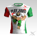 Biała koszulka treningowa Rugby