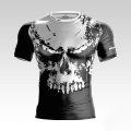 Czarna koszulka z ludzką czaszką ONLY-BX