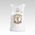 Biały tank top męski Old School