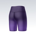 Fioletowe Kolarki Damskie Basic Violet Spodenki na siłownię BASIC VIOLET tył.jpg