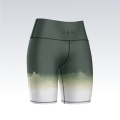 Spodenki rowerowe dla kobiet INFINITY GREEN Spodenki kompresyjne damskie INFINITY GREEN przód.jpg