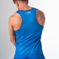 Niebieski tank top męski na siłownię