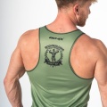 Old School Military Green Tank Top Męski Koszulka treningowa tank top Bodybuilding.jpg