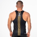 Czarny Tank top męski na siłownię  Military Skull
