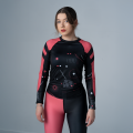 Rashguard na siłownię Damski Perła Damski rashguard z długim rękawem .png