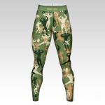 Camo Legginsy Męskie Treningowe
