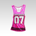 Zayebista Różowy Tank Top Damski