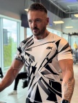 Czarno-biała koszulka sportowa męska VECTOR.jpg