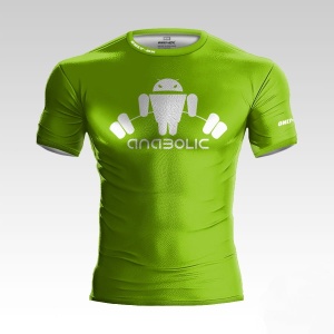 Anabolic Zielona Koszulka Treningowa