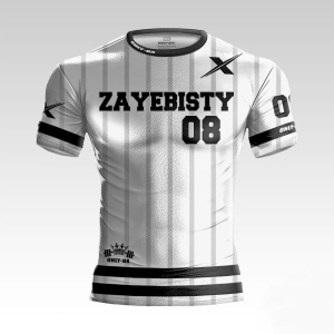 Zayebisty Biała Koszulka Treningowa