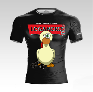 Legancko Tego Kaczka Czarna Koszulka Treningowa
