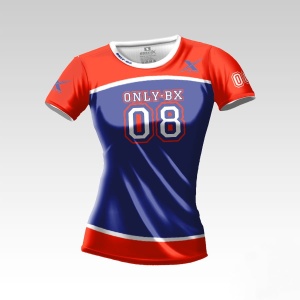 Cheerleader Red Koszulka Treningowa Damska