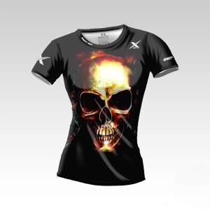 Fire Skull Koszulka Treningowa Damska