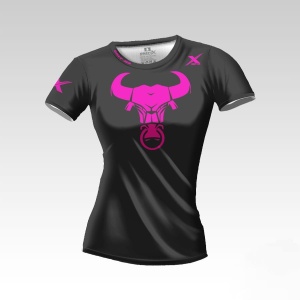 Bull Pink Byk Koszulka Treningowa Damska