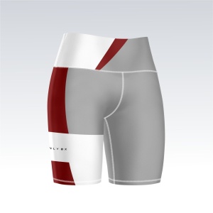 Spodenki kolarskie damskie z wysokim stanem SECTOR