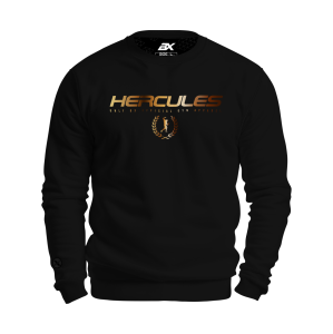 Czarna klasyczna bluza męska HERCULES
