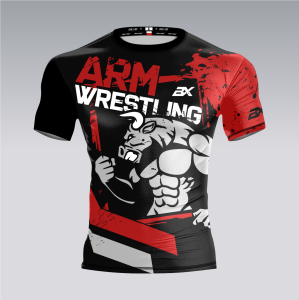 Armwrestling Siłowanie Na Rękę Koszulka do Treningu