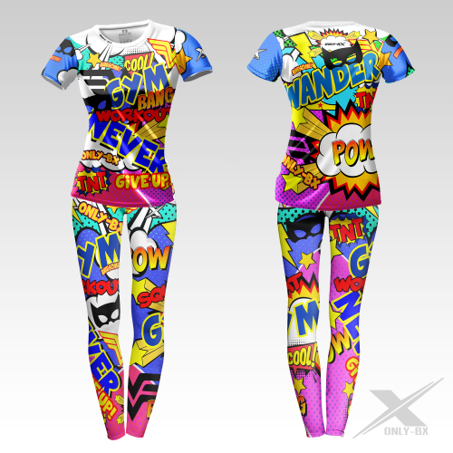 Strój treningowy damski Comix Heroes