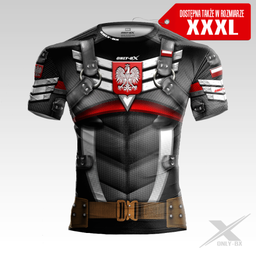 Profesjonalna koszulka treningowa Kapitan z godłem Polski