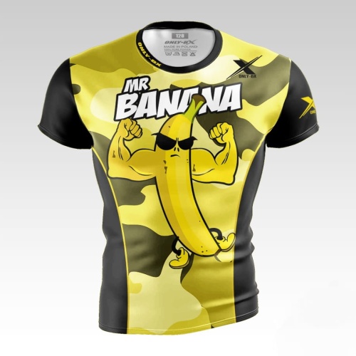 Żółta koszulka sportowa chłopięca Mr Banana