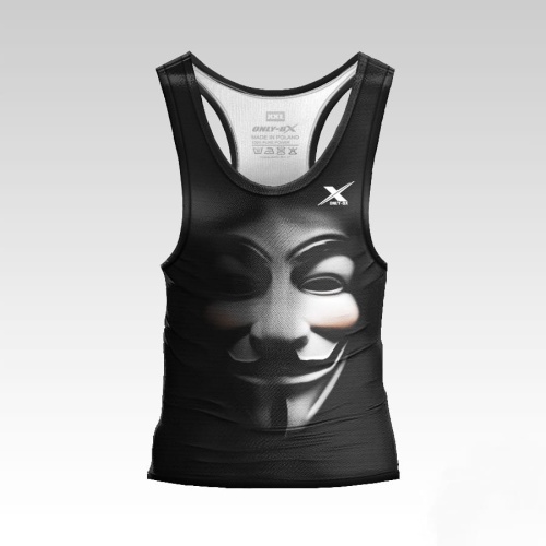Koszulka czarny tank-top Vandetta