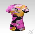 Koszulka fitness damska Camo