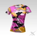 Koszulka fitness damska Camo