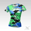 Koszulka do ćwiczeń damska Camo od Only-BX