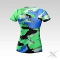 Koszulka do ćwiczeń damska Camo od Only-BX