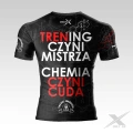 Czarna koszulka na trening - Trening czyni Mistrza