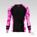 Termroaktywny czarny Rashguard damski na długi rękaw X Black