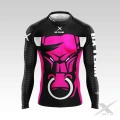  Czarny profesjonalny rashguard damski Lady Byk