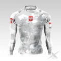 Rashguard Męski Długi Rękaw z Orłem Polski
