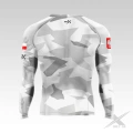 Rashguard Męski Długi Rękaw z Orłem Polski