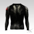 Czarny Rashguard Męski z napisem Iron Muscle