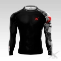 Czarny Rashguard Męski z napisem Perfect Machine