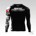 Czarny Rashguard Męski z napisem Perfect Machine