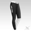 Biało-czarne legginsy treningowe z małym logo Only-Bx