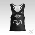 Czarny Tank-Top męski Czaszka