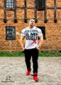 Biały T-shirt treningowy HELL