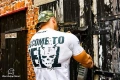 Biały T-shirt treningowy HELL