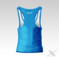 Niebieski tank top męski na siłownię