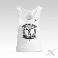 Biały tank top męski Old School