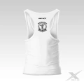Biały tank top męski Old School