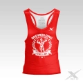 Czerwony tank top męski sportowy