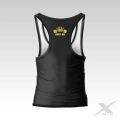 Czarny Tank top męski na siłownię Skromny