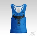 Niebieski tank top do ćwiczeń Blue Bull