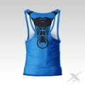 Niebieski tank top do ćwiczeń Blue Bull