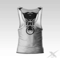 Szary tank top męski do ćwiczeń Bull Gray