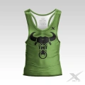 Zielony tank top do ćwiczeń Green Bull